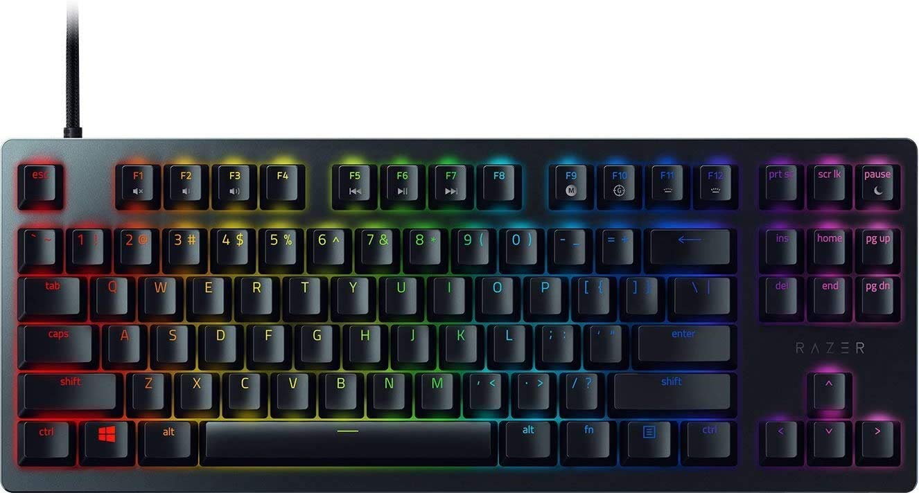 Razer Huntsman Mini Clicky Optical Purple Switch USB-C Gaming Keyboard I RGB Customizable backlighting - RZ03-03390100-R