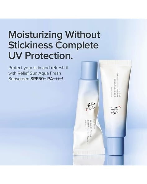 Relief Sun Aqua-fresh Rice + B5 Korean Sunscreen for Acne-Prone Skin (50 ml) | 50.0 ml