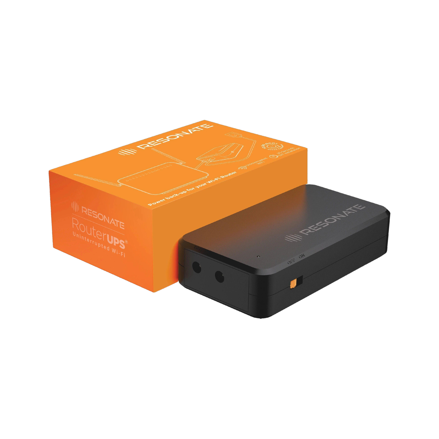 RESONATE RouterUPS Gen2 CRU12V2A Power Backup for Router
