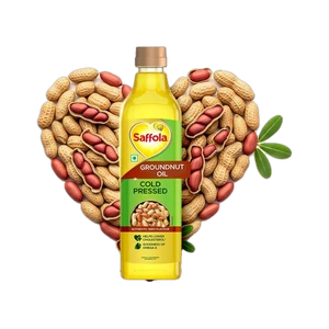 Saffola Cold Pressed Groundnut Oil PET Bottle (1 L)