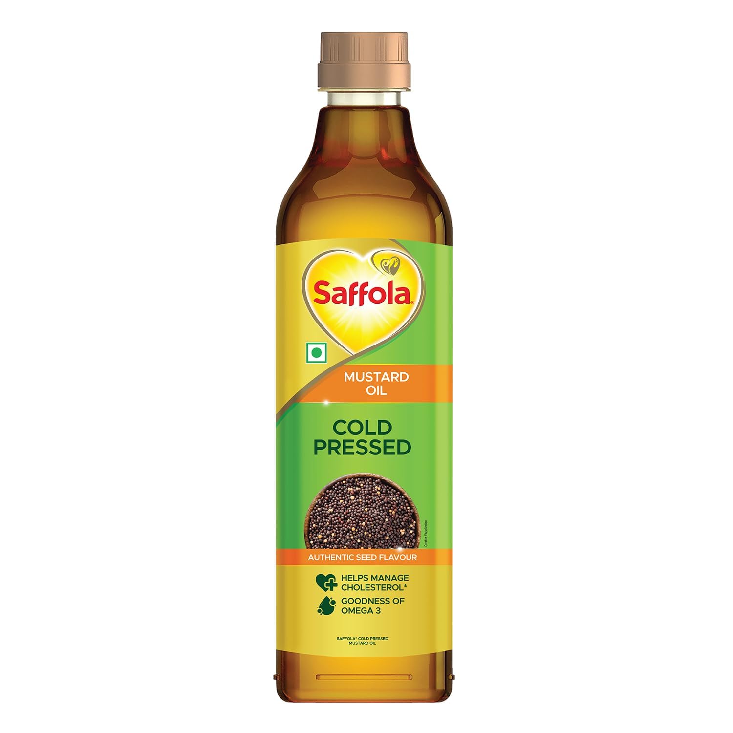 Saffola cold pressed mustard oil 1L @142