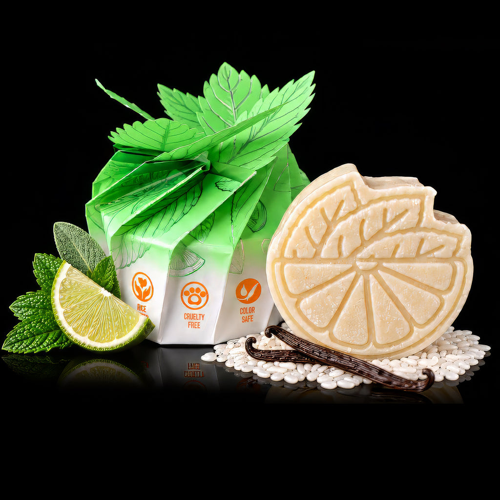 Sage Mojito Rice Water Shampoo Bar | Viori Beauty
