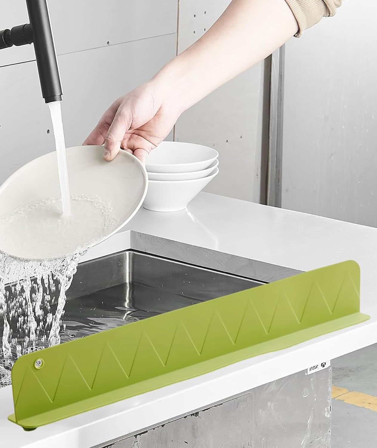 Sample@99 Kitchen Sink Water Splash Guard Silicone