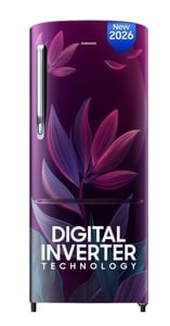 Samsung 183 L Direct Cool Single Door 4 Star Refrigerator with Digital Inverter, Single Touch Defrost, 2026 Model (PARAD