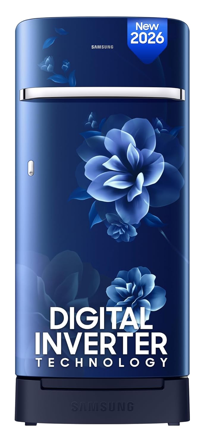 Samsung 189 L, 5 Star, Digital Inverter, Direct-Cool Single Door Refrigerator