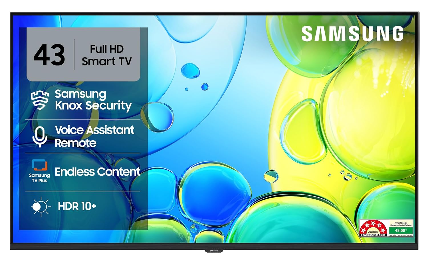 Samsung 43 inch (108cm) FHD Smart LED 2026 TV | HDR10+ | 150+ Channels