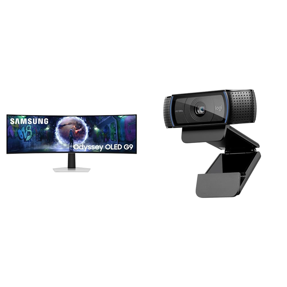 Samsung 49" (124.4cm) Odyssey OLED G9 Curved Gaming Monitor (Smartchoice) Dual QHD 5120 x 1440|240Hz|0.03ms|DCI 99%