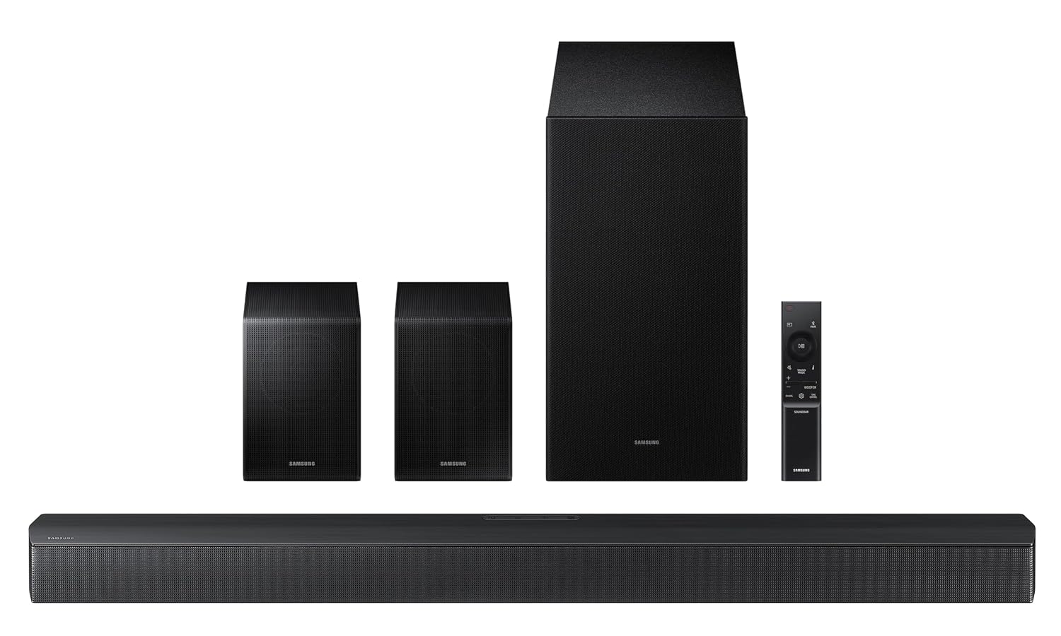 Samsung 490 W 5.1 ch Soundbar with Center Speaker | Dolby Audio | DTS Virtual:X | Q-Symphony | Wireless Rear Speaker | H