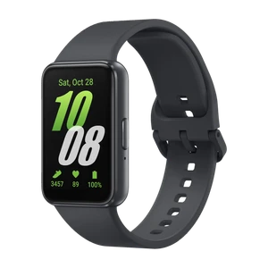 Samsung Galaxy Fit3 | AMOLED Display & Aluminium Body | Upto 13Day Battery | 5ATM & IP68 (Grey Strap, Free Size)