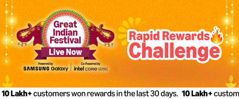 Samsung Rapid Rewards Challenge: Unlock Rs. 500 Cashback Reward on Min Order Rs. 25999