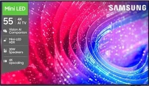 Samsung Vision AI 138 cm (55 inch) Ultra HD (4K) Mini LED Smart Tizen TV 2026 Edition