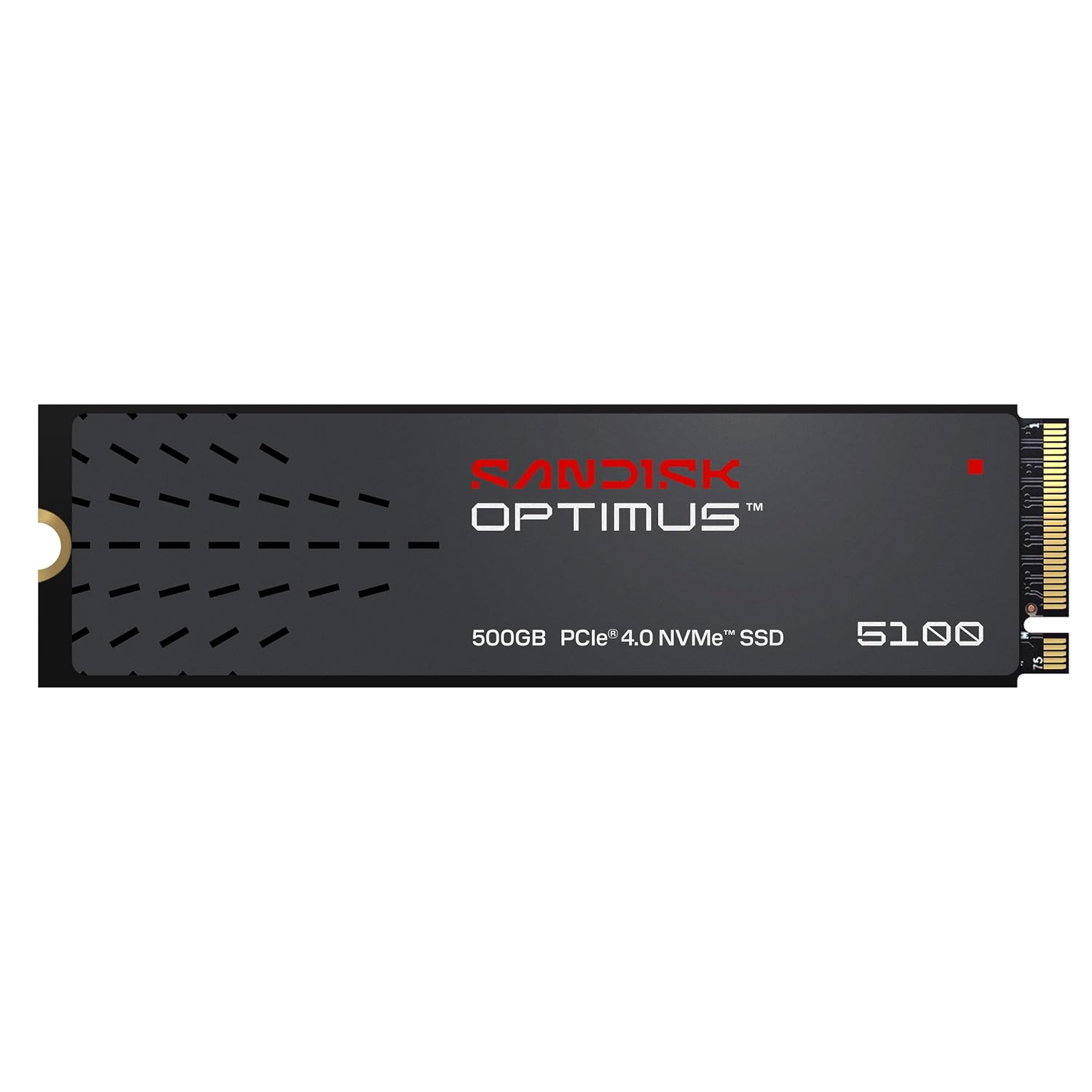 SANDISK Optimus 5100 NVMe SSD, 500GB, Upto 6600MB/s R, 5600MB/s W, 5Y Warranty (SDSP51500GAN-000E0) [SBI CC]