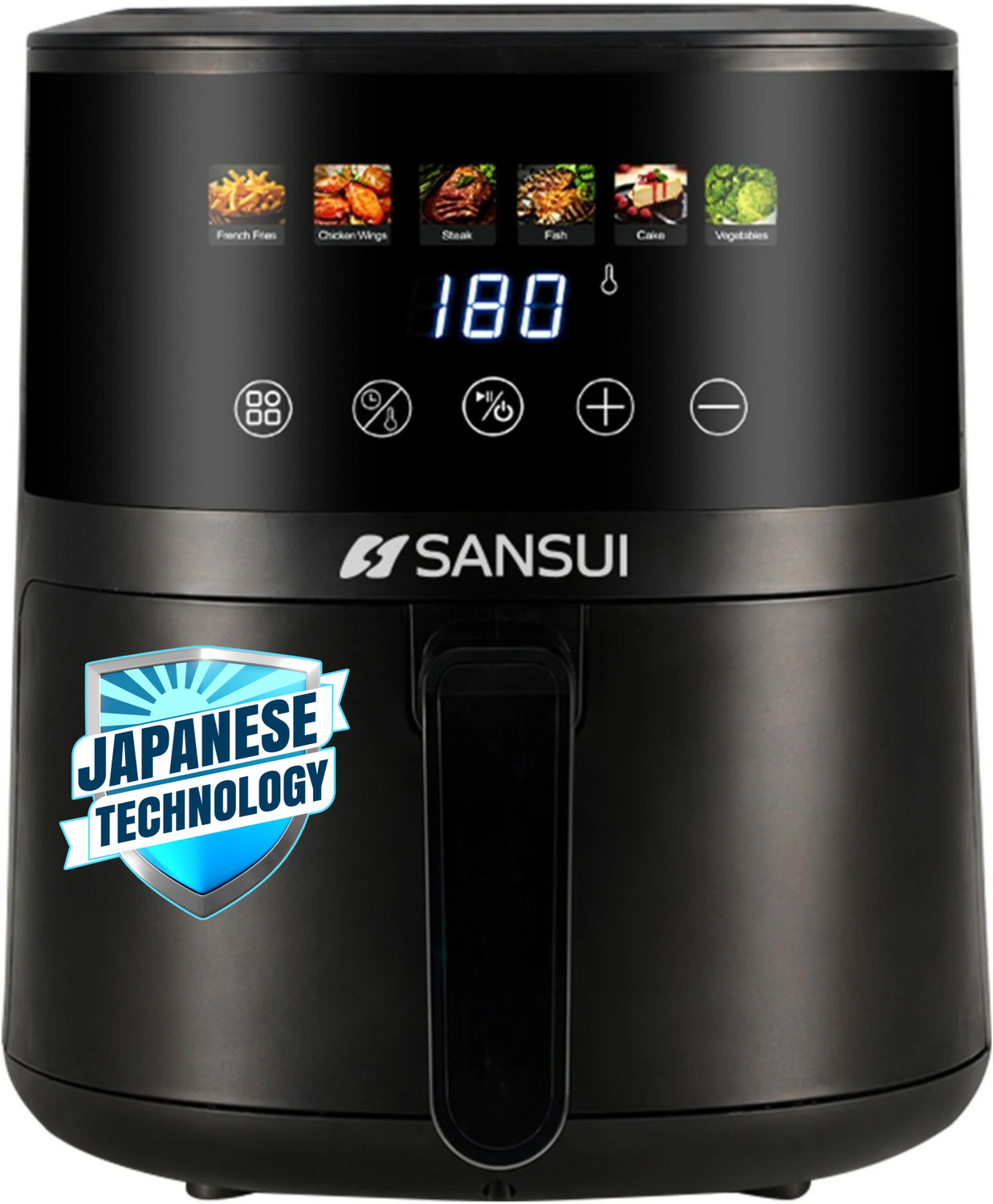 Sansui Kurkura Magic 5L With 85% Less Oil Consumption, Digital To