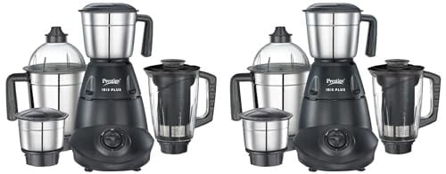 [SBI CC] Prestige Iris Plus 750W Mixer Grinder with 4 Jars (Pack of 2)