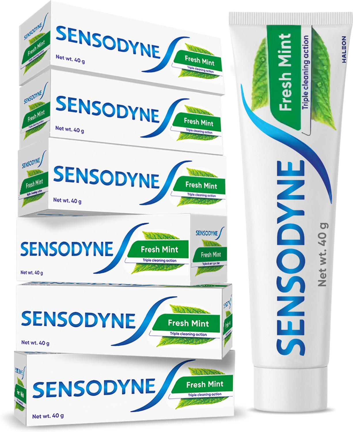 Sensodyne fresh mint toothpaste pack of 6 of 40gm each
