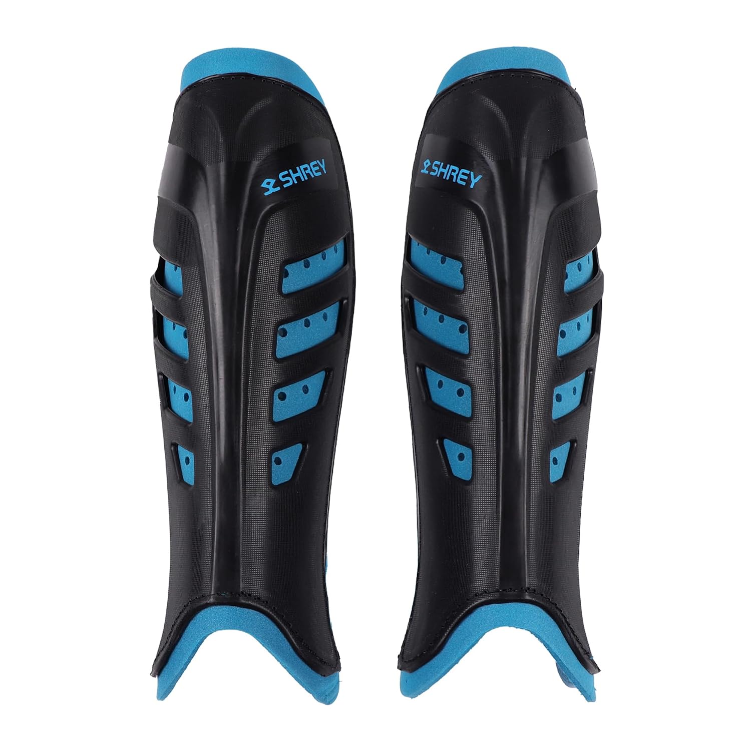 Shrey Meta Shin Guards for Hockey (Black, M)
