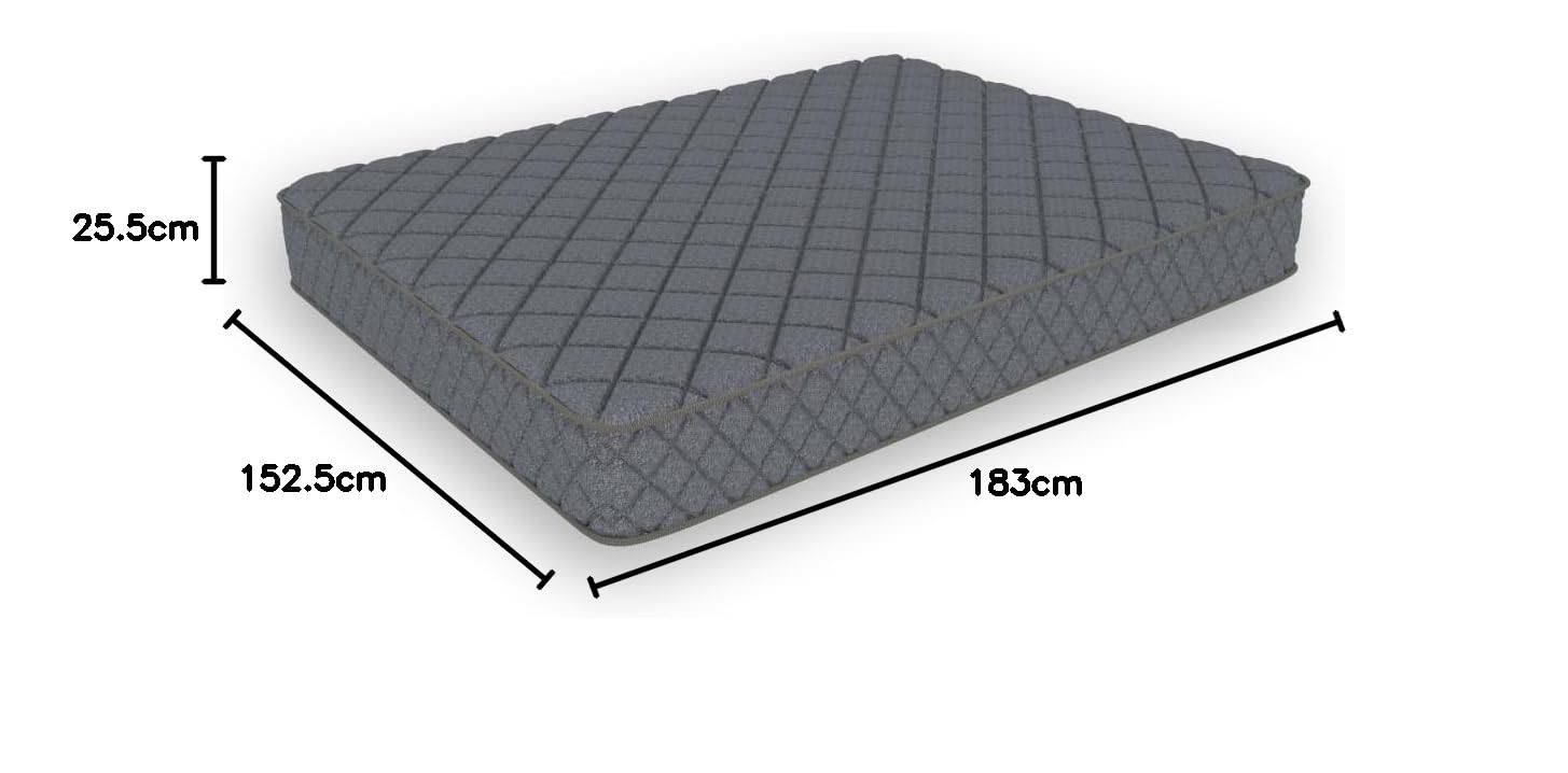 Sleep SPA 10 Inch Queen Size HR Foam Dual Comfort Mattress (72X60 inches)