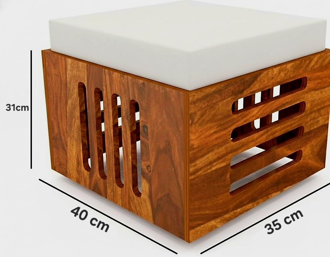 Solid Sheesham Wood Coffee Table for Living Room