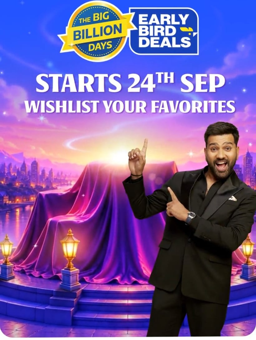 (Starts 24th Sep) Flipkart Big billion days Early Bird Deals + 10% discount on Axis and icici bank