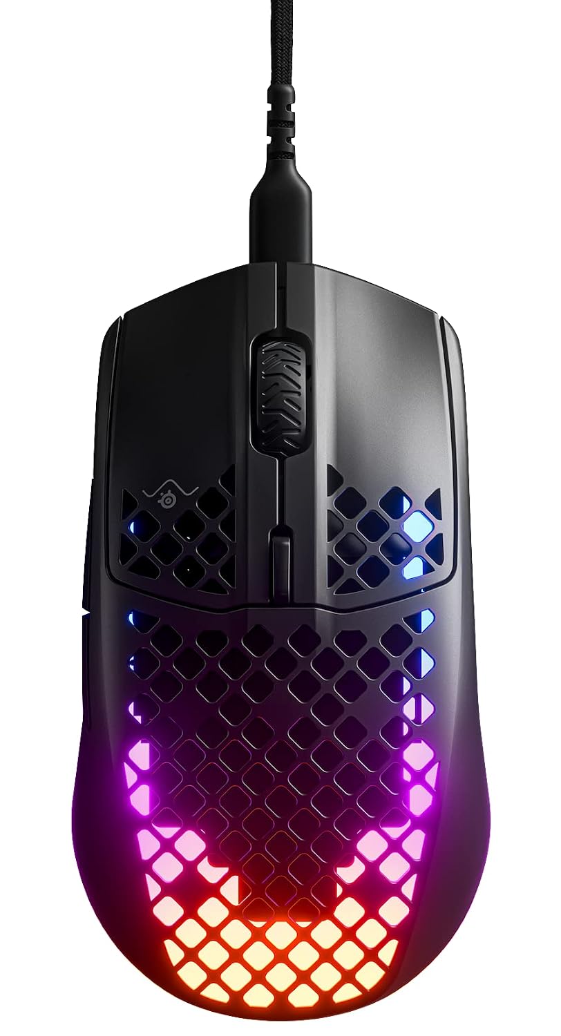 SteelSeries Aerox 3 - Super Light Gaming Mouse - 8,500 CPI TrueMove Core Optical Sensor - Ultra-Lightweight Water Resist
