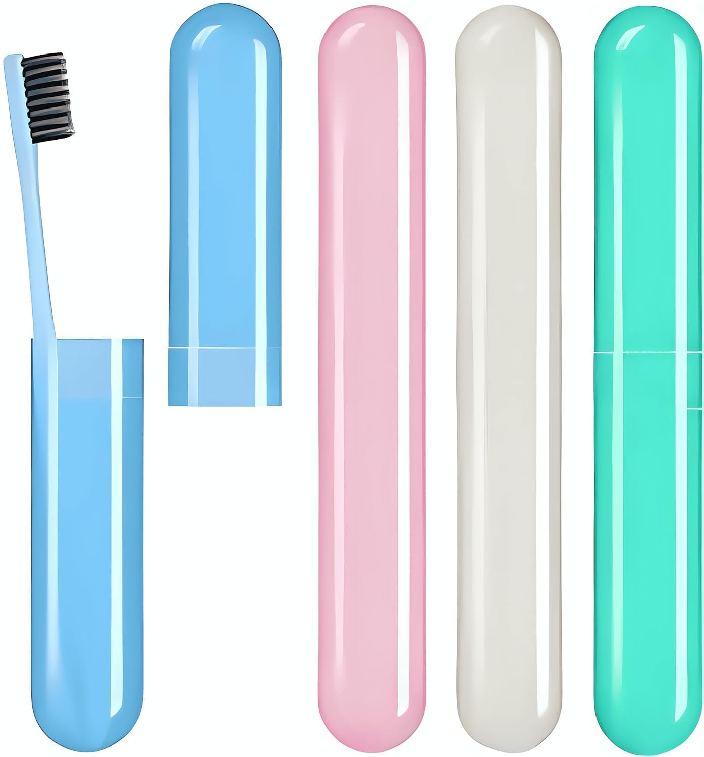Stewit® Premium Toothbrush Container Toothbrush Cap, Caps, Cover, Covers, Case, Holder, Cases, Travel, Home use Kitchen