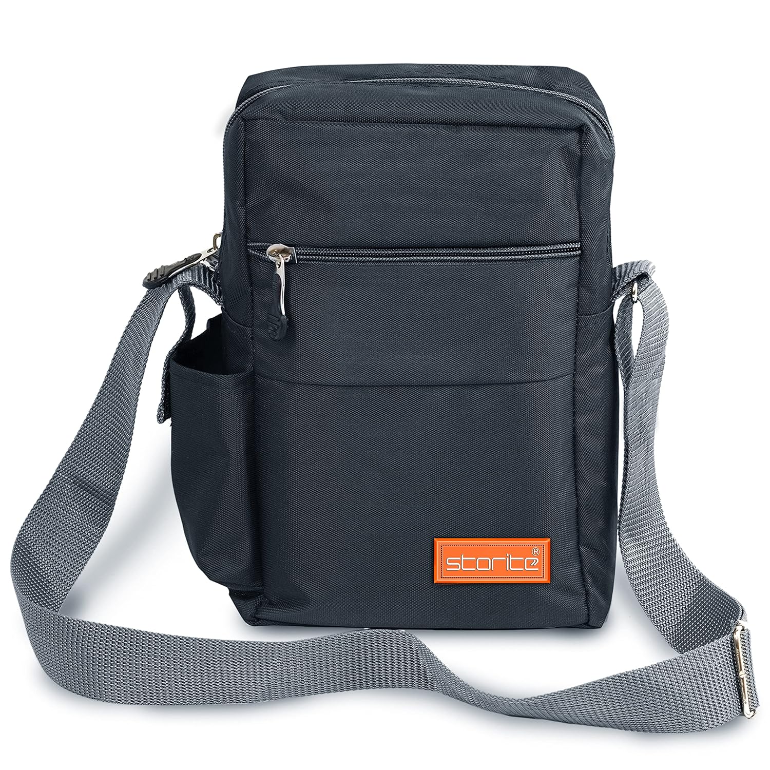 Storite 10 Inch Stylish Padded Mini Sling Crossbody Bag for Men and Women, Small Passport Travel Sling Bag With Water Bo