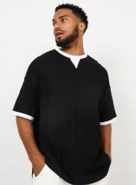 Styli Premium Waffle Knit Oversized T-Shirt