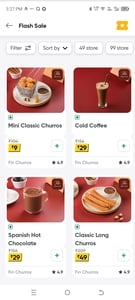 Swiggy Dineout Flash Sale: Fin Churros Items Starting at Just Rs. 9 | Up to 91% OFF (Delhi-NCR)