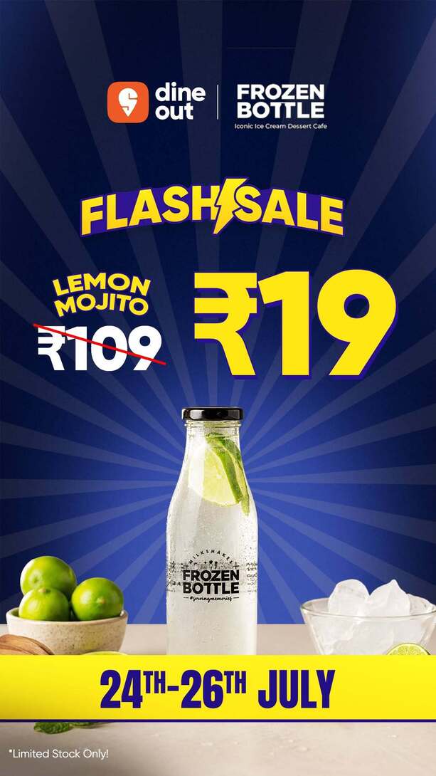 Swiggy Dineout: Mojito Flash Sale - Only Rs. 19