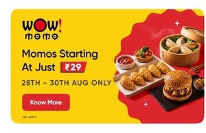 Swiggy Dineout: Wow Momo Starting @ Rs. 29 | Limited-Time Offer | 28-30 Aug Only