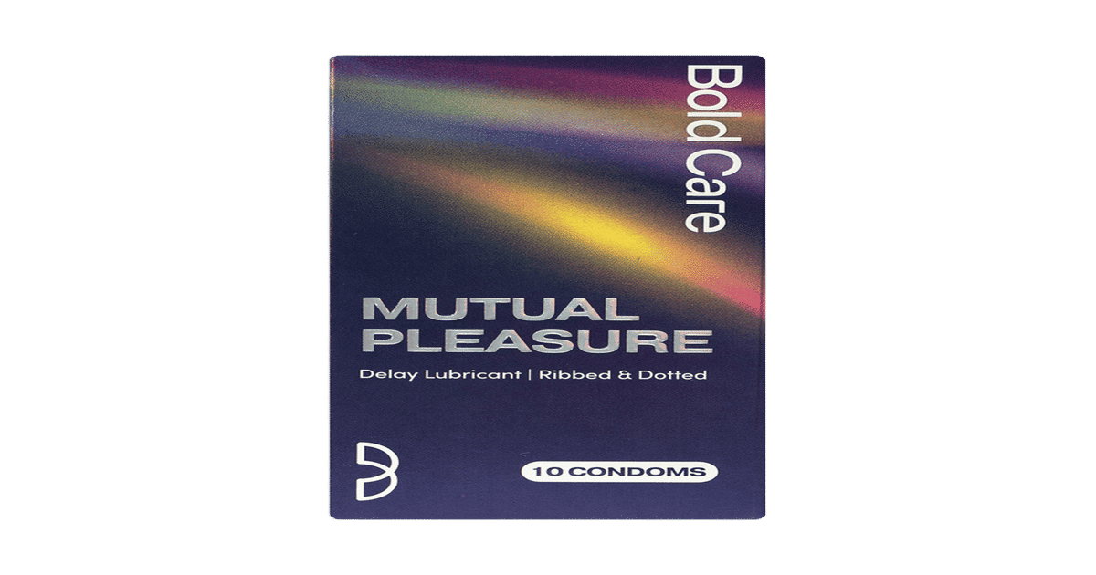 Swiggy Instamart: Bold Care Mutual Pleasure Climax Delay Dotted Ribbed Condom, 2x10 pcs @98