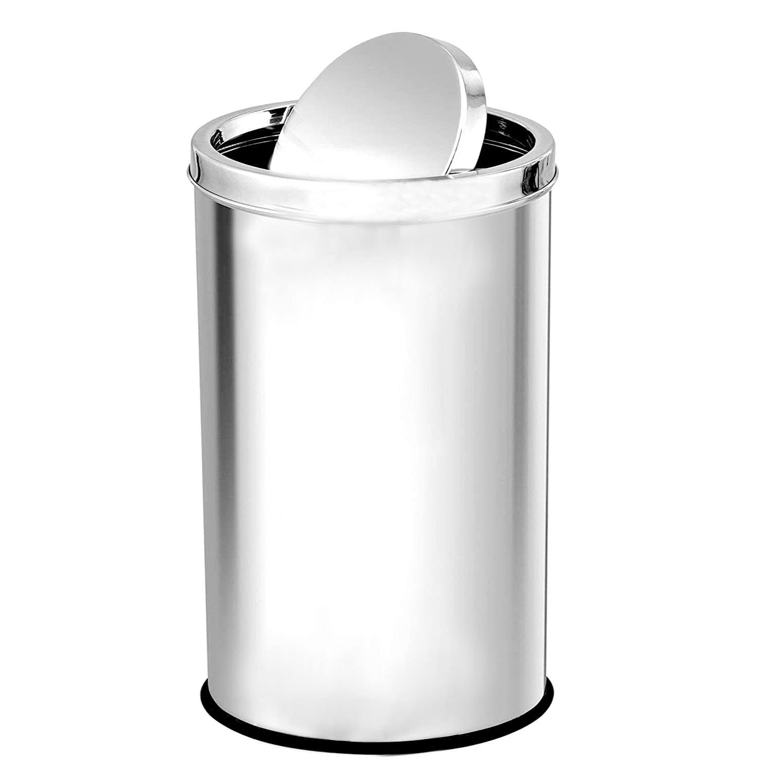 Swing Bin - 8 x 12 I Heavy-Duty Perforated Steel Waste Bin I Ideal for Home, Office & Industrial Use I Easy to Clean & M