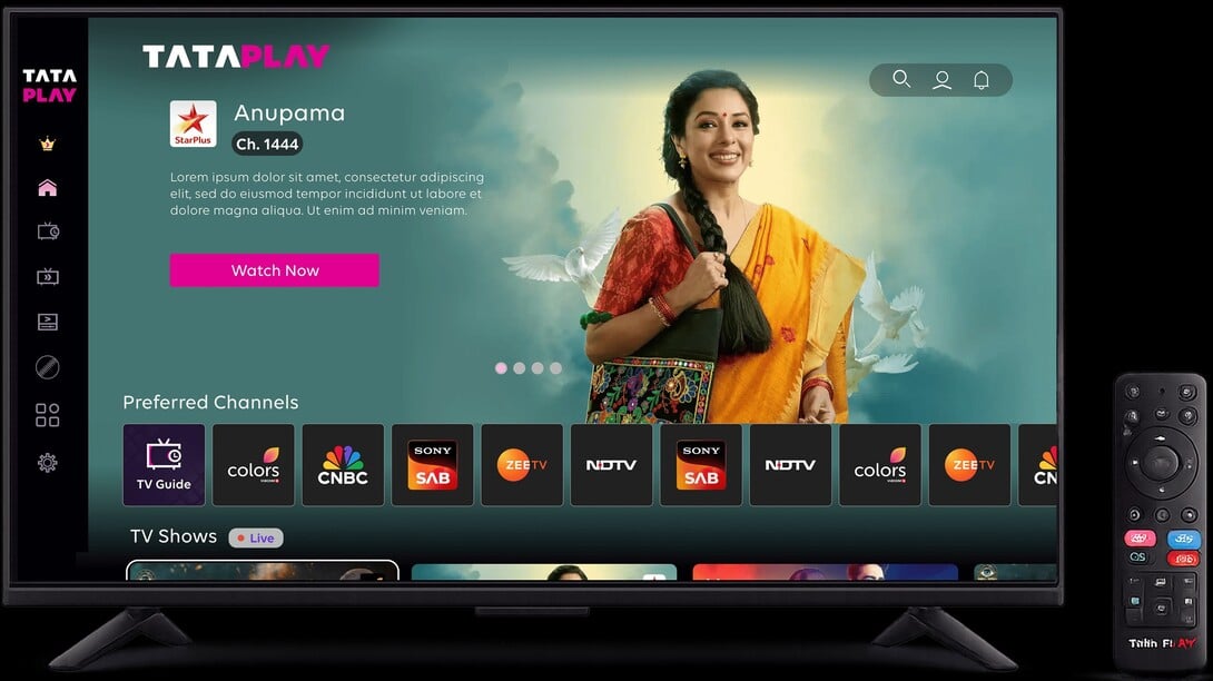 TataPlay Jingalala Wednesday Afternoon offer - Hindi Movies pack for Re.1 (30 days) 28Oct