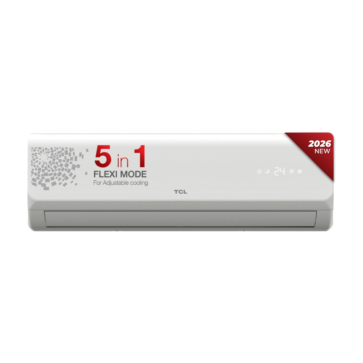 TCL 2026 Model 1.5 Ton 3 Star Split Inverter 5 Step Convertible AC (TAC-18CSD/EV3F2, White)