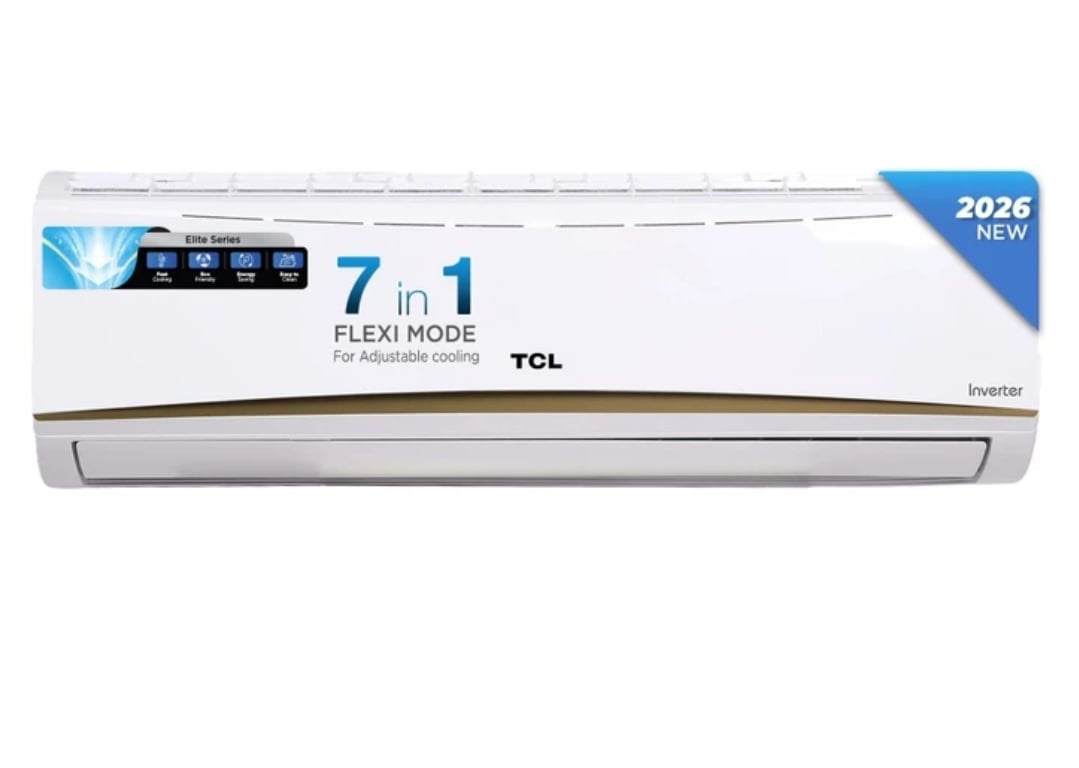 TCL 2026 Model 1.5 Ton 5 Star Split Inverter 7 Step Convertible with Powerful and Fast cooling, 4 Ways Swing, Blue Fin a