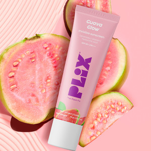 The Plant Fix Plix Guava Glow Invisible Sunscreen|No White Cast|UV Protection|Dewy Sunscreen - SPF 50 PA+++