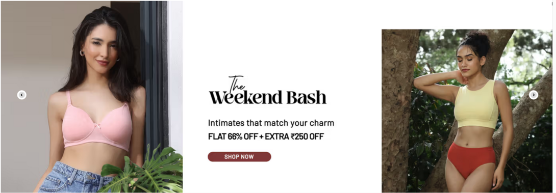 The Weekend Bash Sale - Flat 66% Off + Extra 250 Off