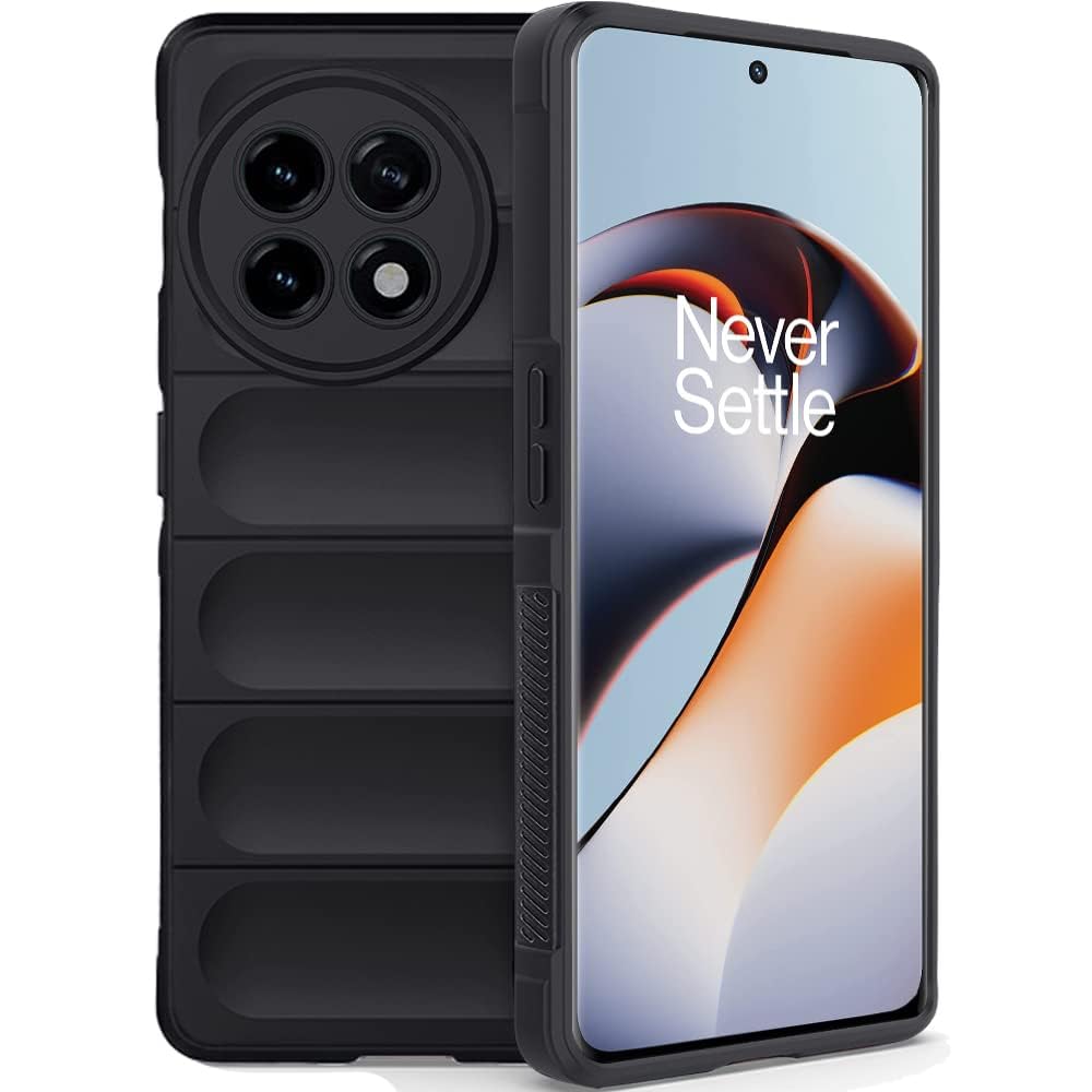 TheGiftKart Liquid Silicon Back Cover Case for OnePlus 11R 5G | Shockproof Military Grade Protection | Micro-Fibre Cloth
