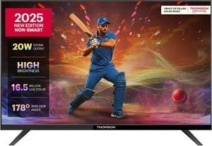 Thomson 60 cm (24 inch) HD Ready LED TV with 20W Sound Output | 2 Speakers | Wide View Angle| Vivid Color | Bezel Design
