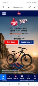 Thums Up Thunder Trail - Win Special Edition Firefox BMX Bike or Gully Labs Shoes