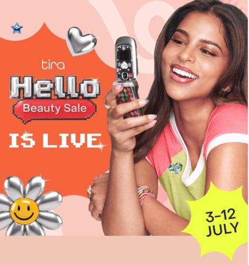 Tira Beauty Hello Beauty Sale | Up to 50% OFF + Buy 2 Get 1 Free on Selected Products