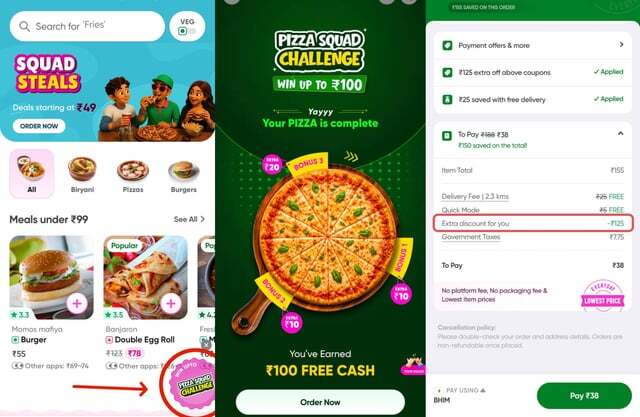 TOING App Loot: Get Rs. 150 Worth of Food for Just Rs. 35 or Less!