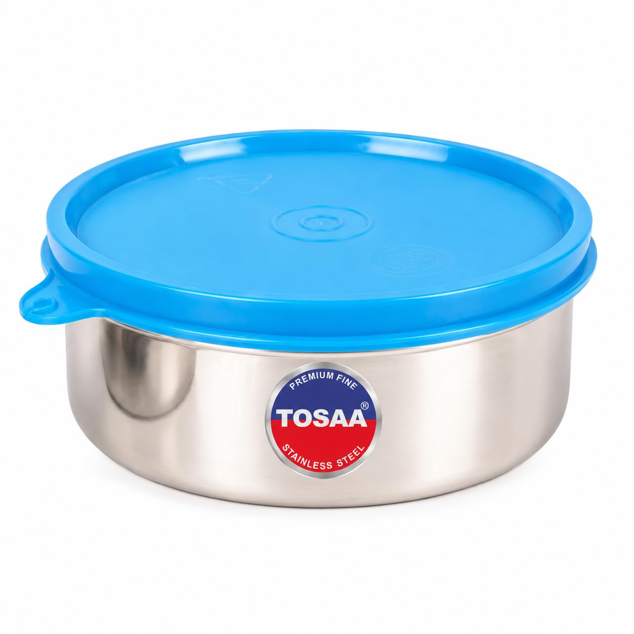 TOSAA Stainless Steel Sigma Container Medium -400 ml (Pack of 1) | Airtight & Leakproof Lid |Compact & Travel-Friendly