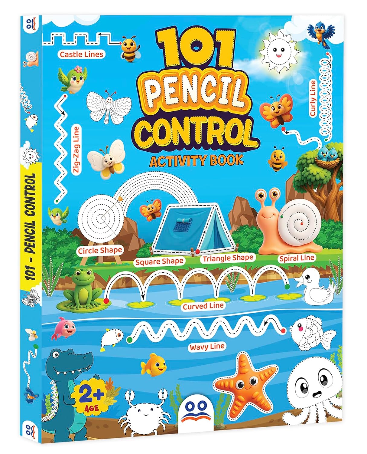 Tracing Books for Kids | 101 Pencil Control Activities | Early Learning | Age 2-5 Years