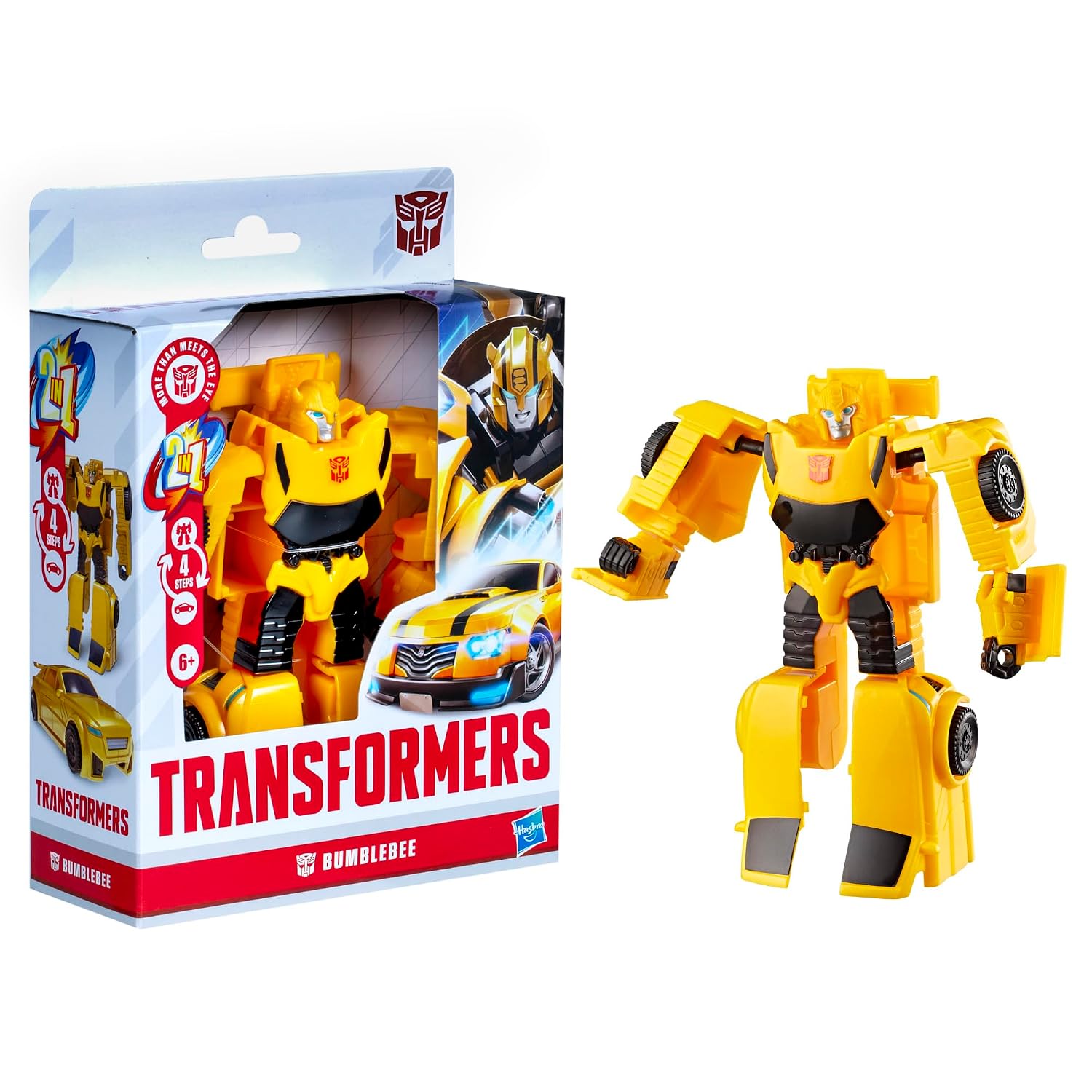 Transformers Generations Toys Authentics Alpha Bumblebee Action