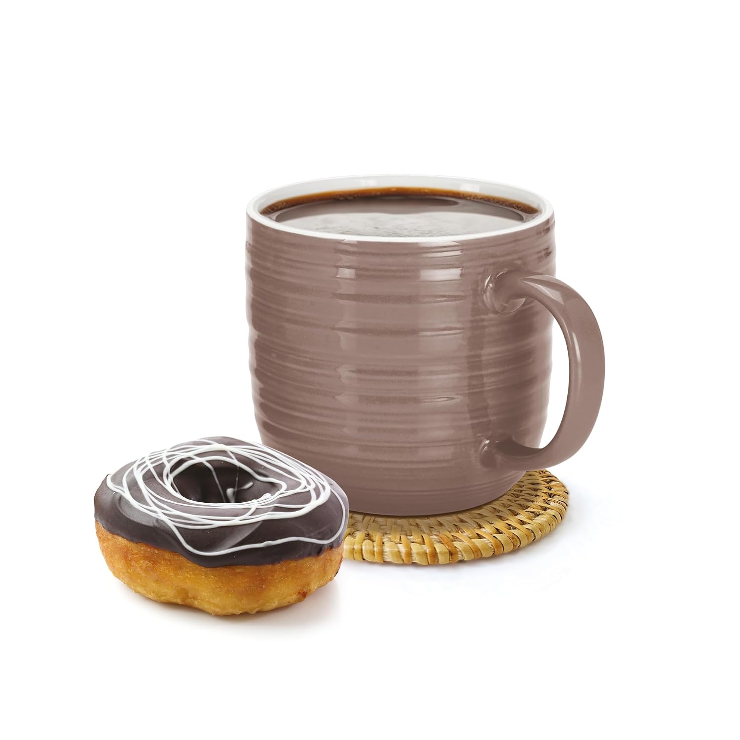 Treo by Milton Cove Ceramic Mug 370 ml I Microwave, Dishwasher Safe I 100% Food grade I Stain, Odor Resistant I Coffee M