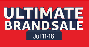 Ultimate Brandsale Jul 11-16 Up to 70 % off & Bank offers