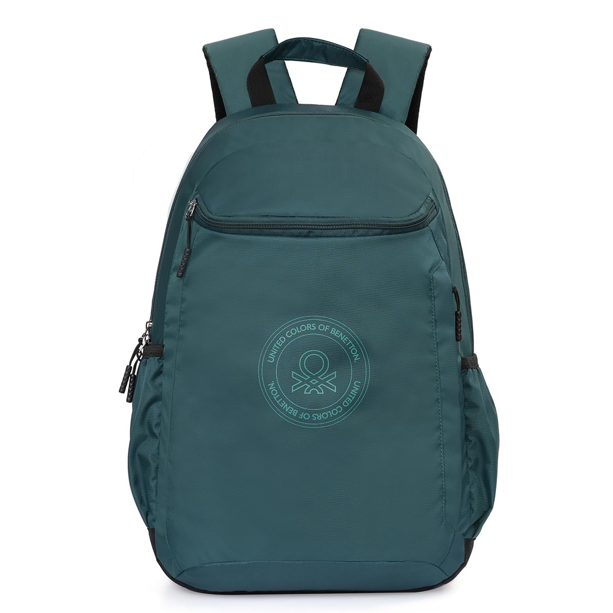 United Colors of Benetton Quirky 19L Laptop Backpack, Minimalist & Water-Resistant, Fits 14-inch Laptops, for College, O