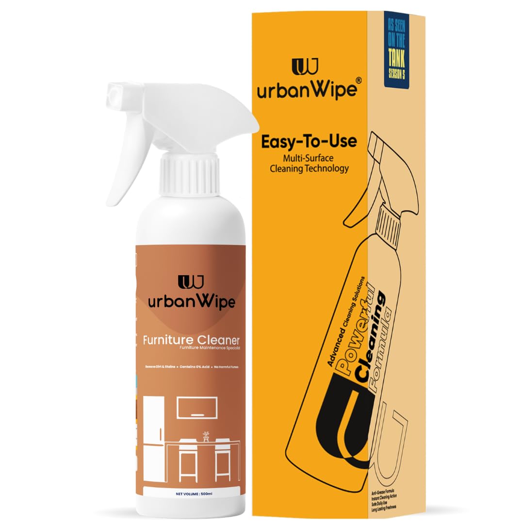 urbanWipe Multi-Surface Cleaner & Polish for Wooden Furniture & Laminates