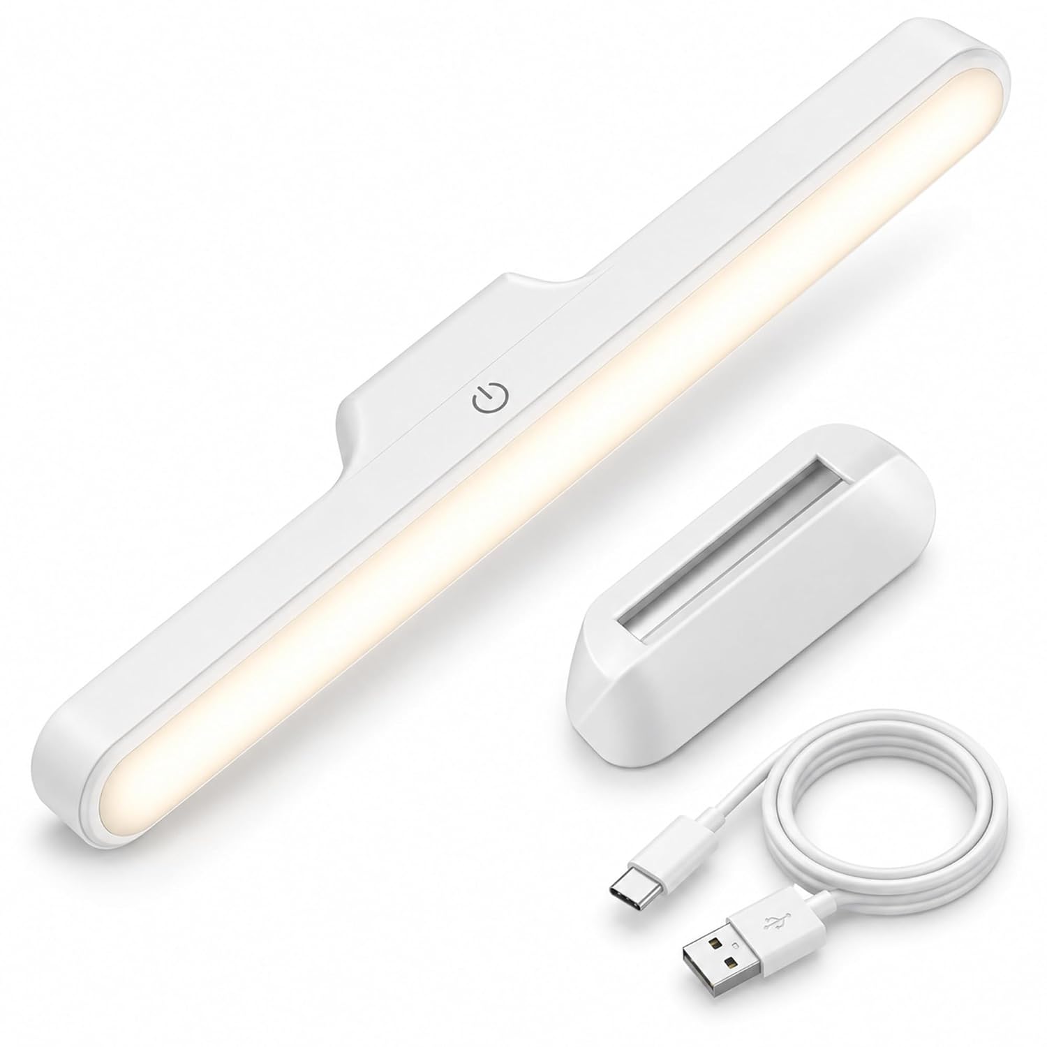 USB Rechargeable LED Light Bar with Detachable Magnetic Base